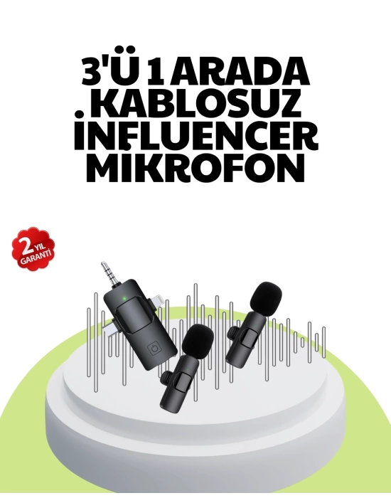 Çok Yönlü Mikrofon - Net Ses, Uzun Pil