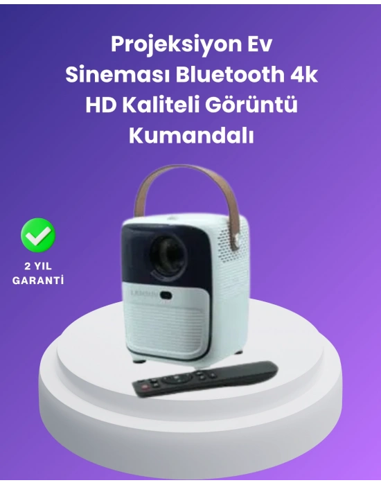 Çoklu Giriş Destekli Projektör – HDMI, USB ve Kulaklık Bağlantı Seçenekleriyle Geniş Uyumluluk