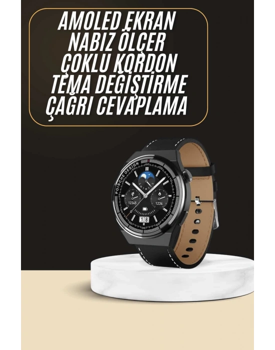 Çoklu Kordon Hediyeli Akıllı Saat Çağrı Cevaplama Müzik Dinleme Dokunmatik Ekran