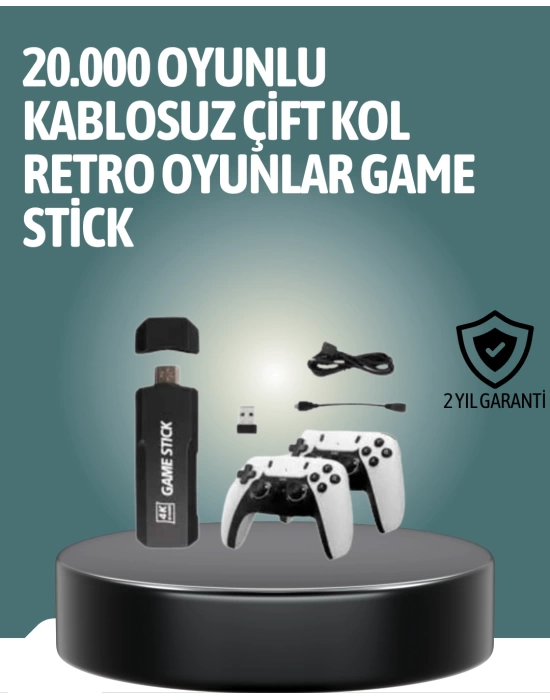 Çoklu Oyun Seçenekli TV Bağlantılı Oyun Konsolu