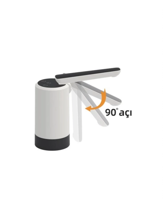 Damacana Üstü Akıllı Su Pompası | 3 Damacana Kullanım | 4W Güç | Micro USB Şarjlı | Katlanabilir & Taşınabilir