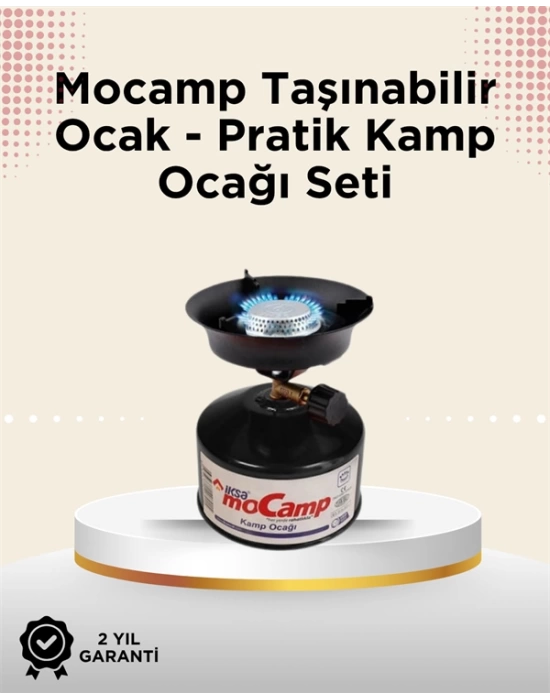 Dayanıklı, Paslanmaz ve Yüksek Isı Dayanımlı Kamp Ocağı – Uzun Süreli Kullanım İçin