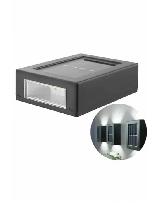 Dekoratif Duvar Lambası Solar Güneş Enerjili Bahçe Aydınlatması
