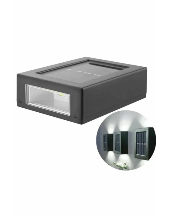 Dekoratif Duvar Lambası Solar Güneş Enerjili Bahçe Aydınlatması
