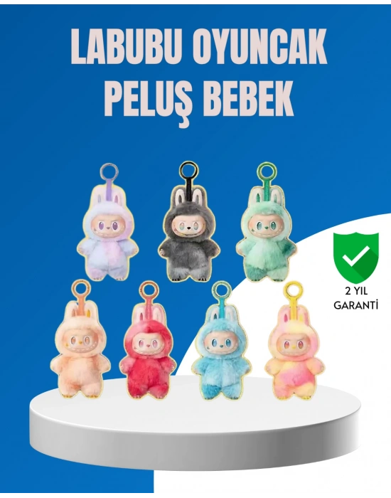 Dekoratif Labubu Karakter Figürü – Kaliteli Peluş Malzeme