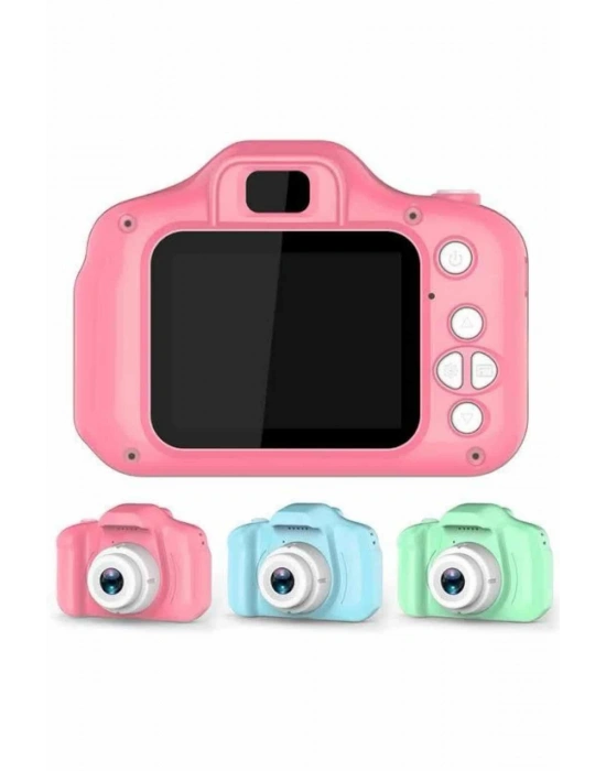 Dijital Fotoğraf Makinesi Çocuk Mini 1080p HD Kaliteli Renkli