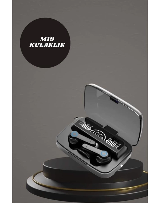 Dijital Göstergeli Powerbank Kulaklık ve 7 Kordonlu Yeni Nesil Akıllı Saat Amoled Ekran