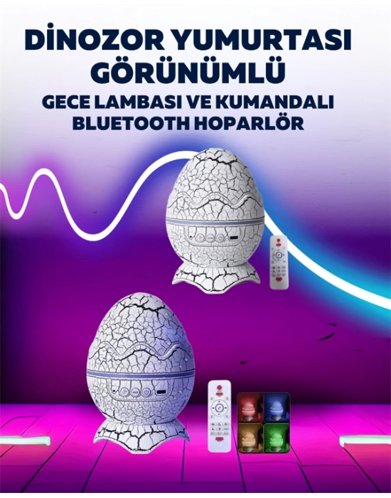 Dinazor Yumurta Gece Lambası