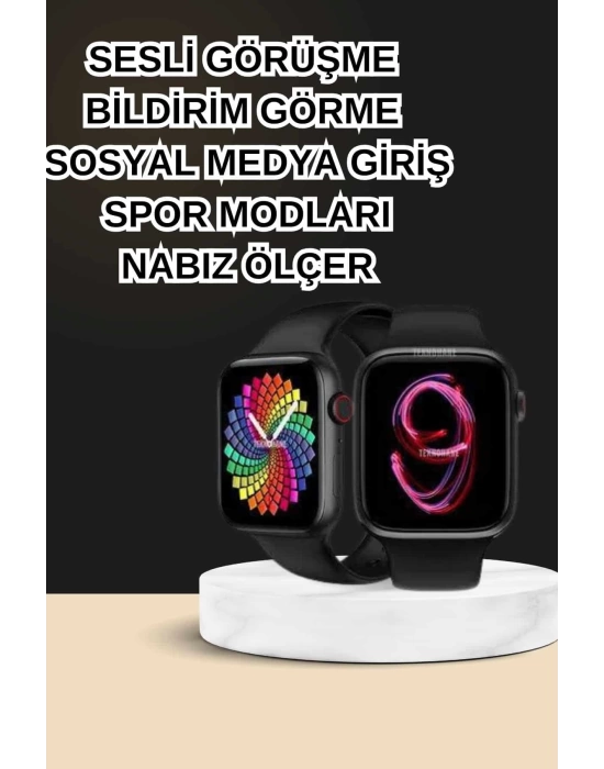 Dokunmatik Akıllı Saat Yeni Nesil Kulaklık Kampanyası ANC Özelliği Yüksek Ses Kaliteli