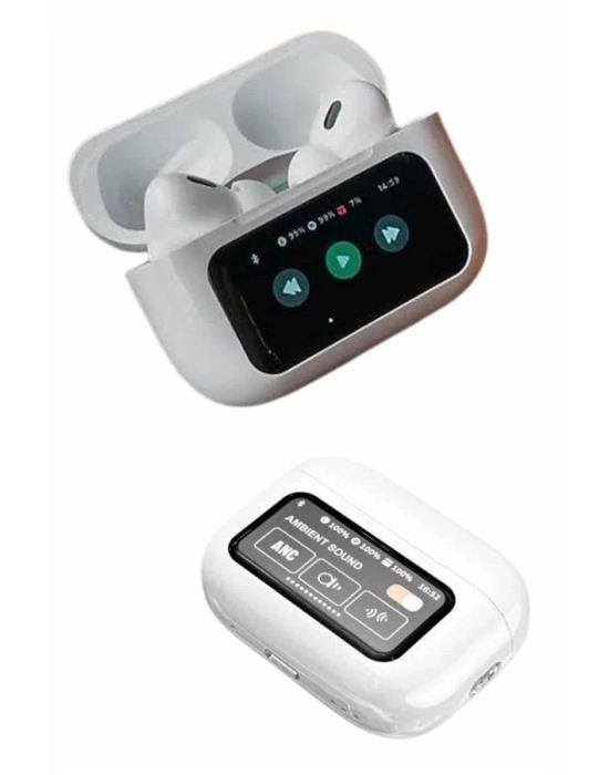 Dokunmatik Ekranlı Bluetooth Kulaklık TWS İOS Android Tüm Telefonlara Uyumlu Kulaklık