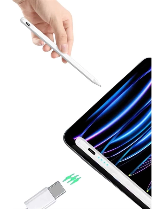 Dokunmatik Kalem Tablet Kalemi Çizim Stylus Kalem Yedek Uçlu