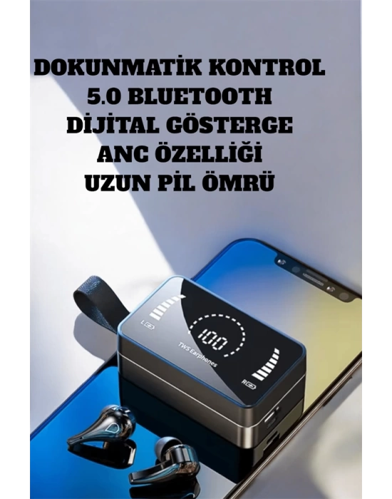 Dokunmatik Kontrol ve Net Aramalar için ANC Destekli Kulaklık
