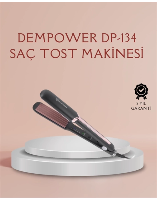 DP-134 Tost Saç Şekillendirici – Hızlı Isınan, Kalıcı ve Belirgin Dalgalar İçin İdeal