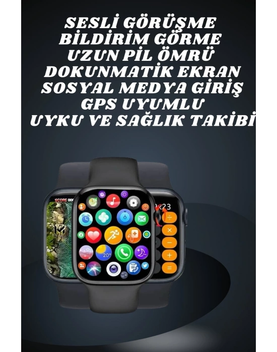 Ekranlı Yeni Nesil Pro Kulaklık ve Akıllı Saat Kampanyası Kulak İçi Mikrofonlu
