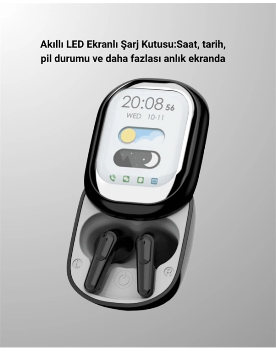 ENC Destekli Bluetooth 5.4 Kulaklık – EQ Ayarlı, Akıllı Kutulu