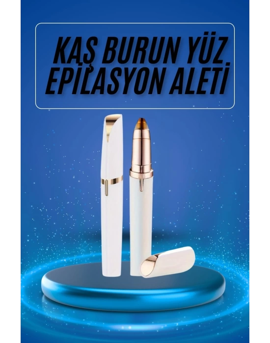 Epilasyon Aleti Şarjlı Tüy Kıl Alma Kaş Bıyık Unisex Yüz Bakım Tıraş Aleti