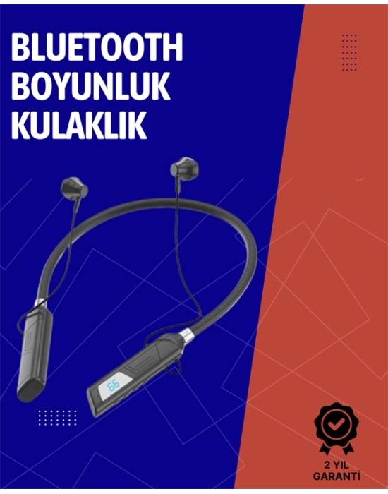 Ergonomik Tasarımlı Bluetooth Kulaklık – Gürültü Azaltmalı, Manyetik