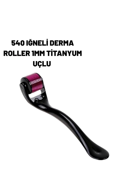 Ev Tipi Mikro İğneli Cilt Bakım Aleti – 0.25 mm Titanyum Roller