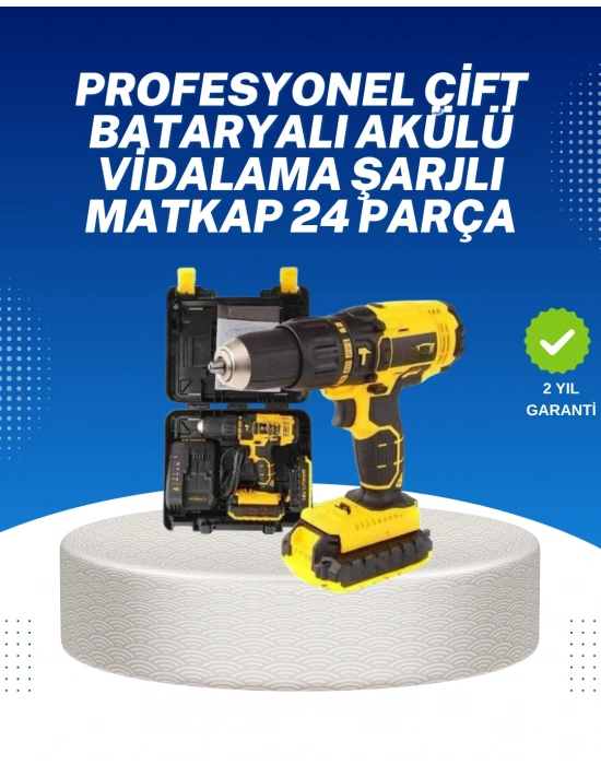 Ev ve Atölye İçin 12V Akülü Matkap | Plastik Mandren ve Metal Şanzıman