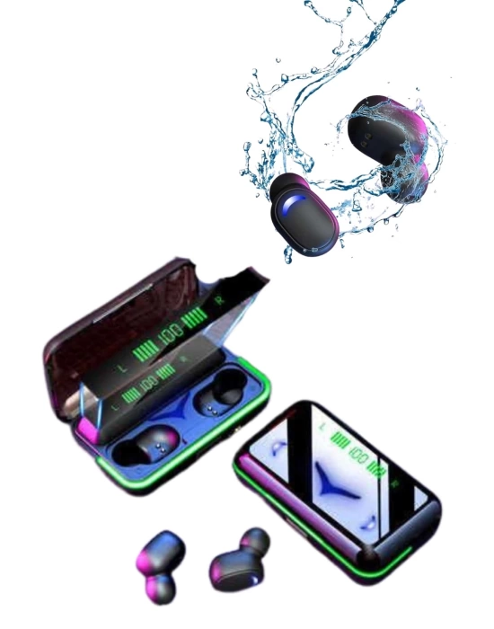 Extra Bass Kablosuz Kulaklık Işıklı Bluetooth Kulaklık Powerbank Özellikli