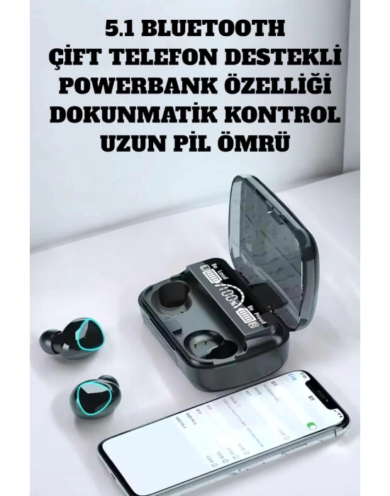 Extra Bass ve HD Ses ile Üstün Bluetooth 5.3 Kablosuz Kulaklık