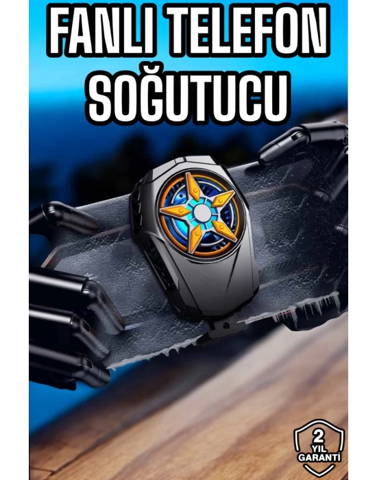 Fanlı Radyatör Soğutucu Telefon Soğutucu Tüm Telefonlara Uyumlu