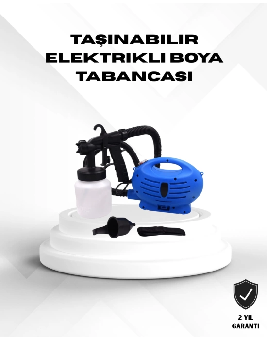 Farklı Yüzeylere Uygun Elektrikli Boya Uygulama Aleti