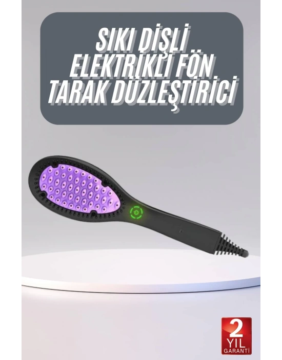 Fön Etkili Elektrikli Sıkı Dişli Taşınabilir Saç Düzleştirici Isı Ayarlı
