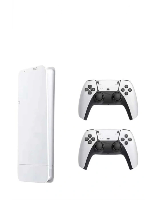 Game Box 3D Çift Oyun Kollu 4K HD Ekran 20000den Fazla Oyun Seçeneği 2.4G Kablosuz