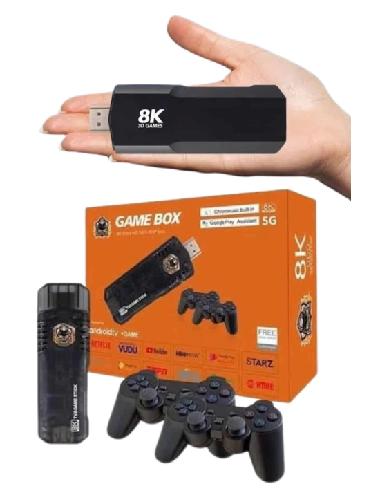 Game Box Android Tv 36500 Oyunlu Atari 5g 8k HDR Ultra HD 64 GB