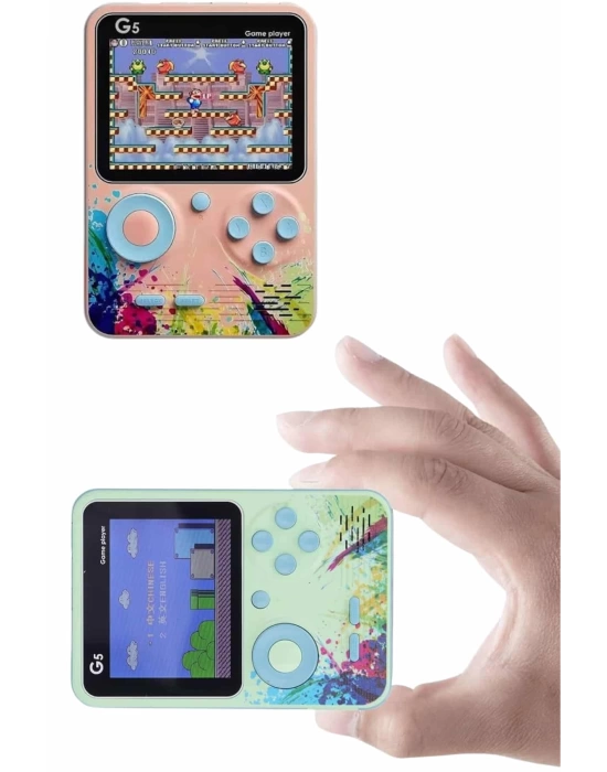 Game Box Oyun Konsolu 500 Retro Oyunlu Mini Taşınabilir 3 İnç