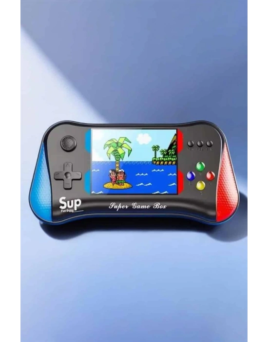Gamepad Joystick 500 Oyunlu Retro Oyun Konsolu Tv Bağlantı Özellikli 2 Kişilik Destekli