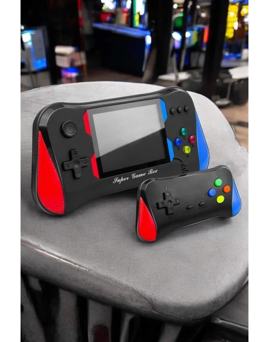 Gamepad Joystick 500 Oyunlu Retro Oyun Konsolu Tv Bağlantı Özellikli 2 Kişilik Destekli