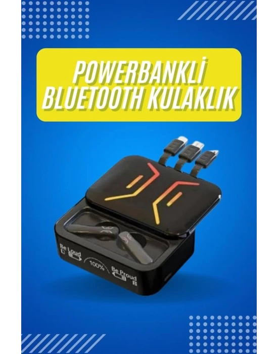 Gaming Bluetooth Kulaklık Dahili Powerbank Kablolu Düşük Gecikmeli Bluetooth 5.2
