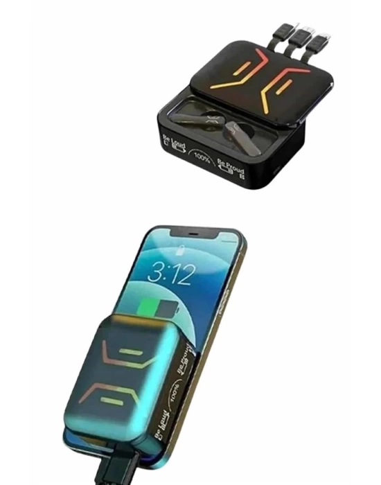 Gaming Bluetooth Kulaklık Dahili Powerbank Kablolu Düşük Gecikmeli Bluetooth 5.2