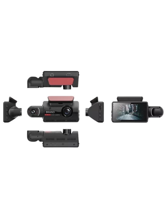 Gece Görüşlü 1080P Çift Lens Dashcam – Park Modu ve Gelişmiş Hareket Sensörü