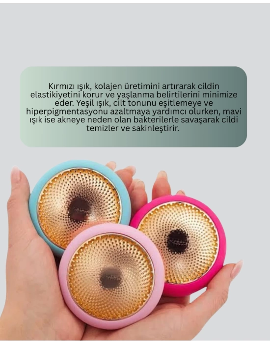 Gelişmiş LED ve Termoterapi Teknolojili UFO Mini Cilt Yenileyici