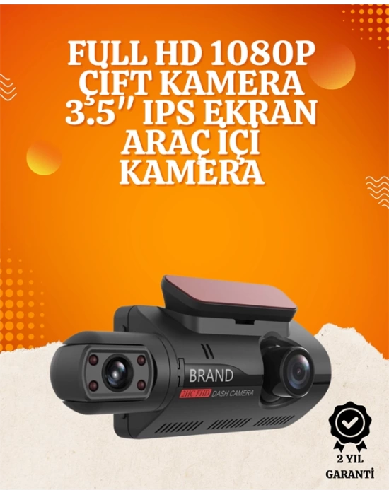 Geniş Açılı 110° 1080P Dashcam – Hareket Algılama ve Döngü Kayıt Özellikli