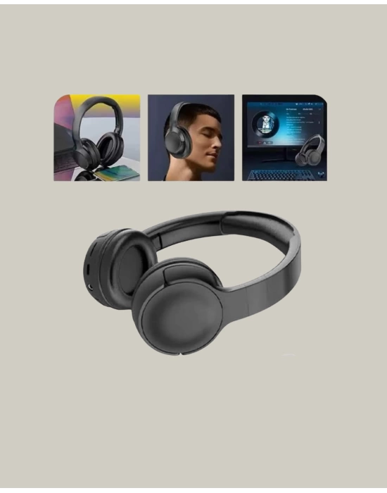 Geniş Frekans Aralıklı Bluetooth Kulak Üstü Kulaklık