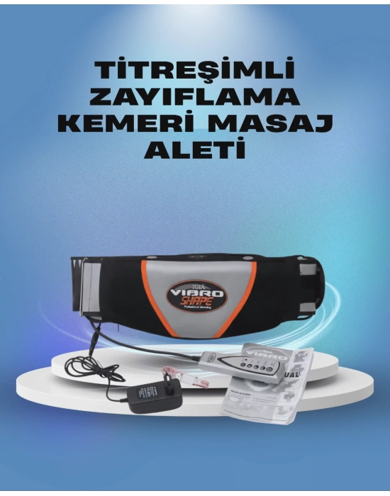 Göbek Bölgesi İçin Titreşimli Zayıflama ve Masaj Kemeri