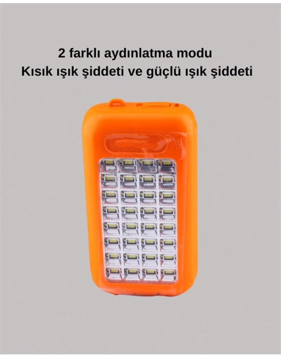 Gold Silver Güneş Enerjili Powerbank Işıldak – 10000 mAh, Taşınabilir, Suya Dayanıklı, 32 LED