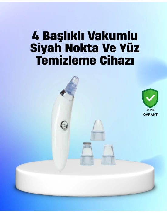 Gözenek Açıcı Buhar Etkili Vakumlu Siyah Nokta Temizleyici – Farklı Cilt Tiplerine Uygun Çok Başlıklı Temizlik Cihazı