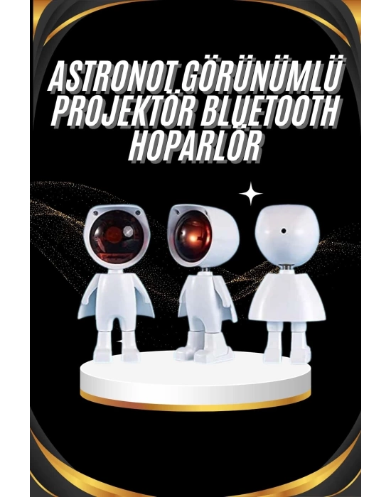 Gün Batımı Projektör Lamba Astronot Görünümlü Dekoratif Masa Lambası