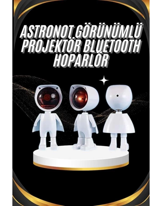 Gün Batımı Projektör Lamba Astronot Görünümlü Dekoratif Masa Lambası