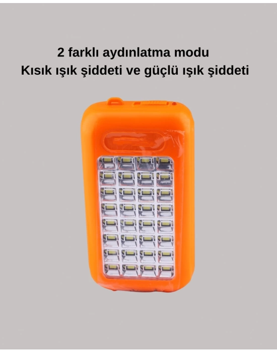 Güneş Paneli Destekli Powerbank ve LED Işıldak – 10000 mAh, Çift USB, Outdoor Kullanım İçin