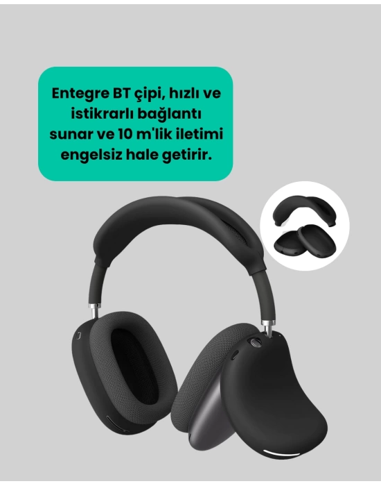 Gürültü Azaltmalı Bluetooth Kulaklık | 5 Saat Kesintisiz Müzik