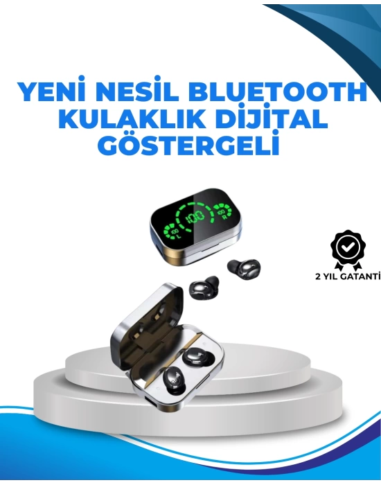 Gürültü Engelleyici Bluetooth Kulaklık – Akıllı Ekranlı, HiFi Ses Kalitesi