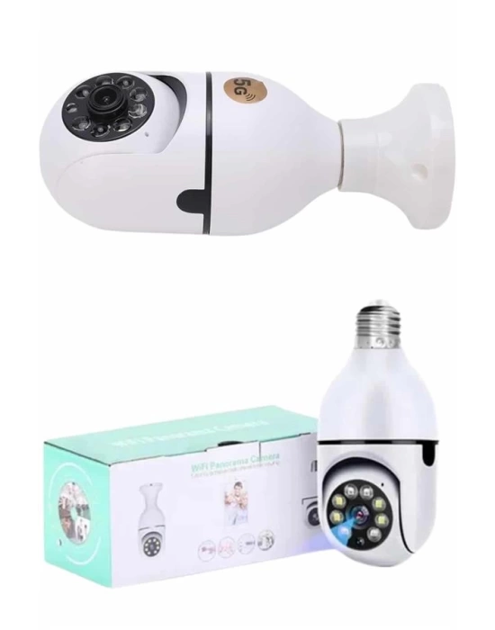 Güvenlik Kamerası Wi-Fi Özellikli 360 Derece Full Hd 1080p Ampül Kamera