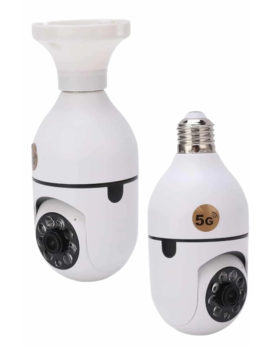 Güvenlik Kamerası Wi-Fi Özellikli 360 Derece Full Hd 1080p Ampül Kamera