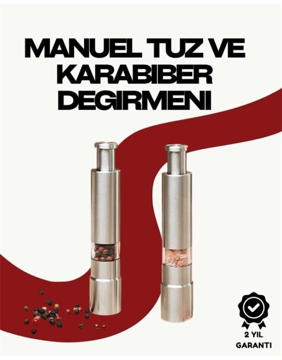 Hafif ve Kompakt, Taşınabilir Baharat Öğütücü - Mutfak ve Masa için